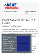 Assistent für CMS PHP Fusion